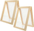 SEWACC 2pcs Wooden Paper Making Screen Papermaking Mould and Deckle Paper Making Mold Wooden Paper Making Screen Frame for DIY Paper Crafts...