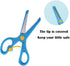 Kids Scissors, preschool 5 Inch Blunt Tip Anti-Pinch Shears, Left and Right Handed Children’ Artwork Cutter Scissors, Kindergarten Daycare Gift fo...