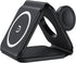 Magnetic Wireless Charging Station 3-in-1, Foldable, Magnetic Fast Charger for iPhone 15/14/13/12 Pro Max, Smart Watch and Earbuds(Black)...