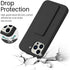 LAUDTEC Silicone Kickstand Case Compatible with iPhone 13 Pro Max case Vertical and Horizontal Stand Hand Strap Metal Kickstand, Flexible Soft Liq...
