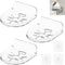 3 Pack Small Shelf, Security Camera Wall Mount Holder, Baby Monitor Mount,360°Rotation Security Bracket,Camera Not Included (3pack, Transparent)…...