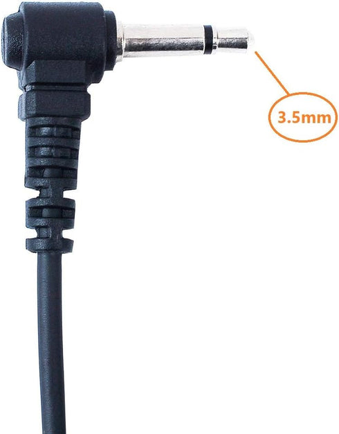 3.5mm Acoustic Tube Earpiece Listen only Headset Law Enforcement Surveillance Kit for Radio or Walkie Talkie Mic...