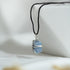 Ayana Crystals Angelite Necklace - Wire Wrapped Healing Crystal Pendant for Serenity & Protection - Handmade Reiki Jewelry with Adjustable Cord...