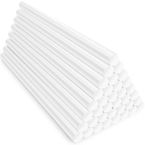 ENPOINT White Hot Glue Sticks Full Size, 8" Long x 0.43" Dia 36 Pack Hot Melt Glue Sticks Bulk, White Adhesive Glue Sticks Standard for Crafting D...