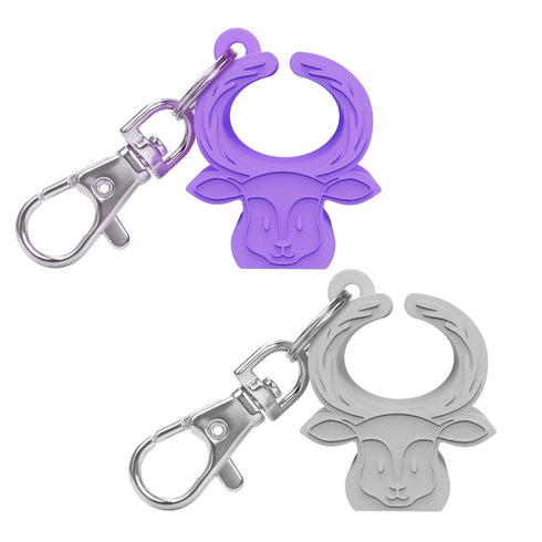 MORLIKE LIVING Silicone Buckle Release Tool, Unbuckle Assistant, Easy Buckle Release Aid for Parents and Caregivers to Unbuckle (Purple-Grey)...