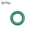 uxcell Fluorine Rubber O-Rings, 8.5mm OD 5.5mm ID 1.5mm Width FKM Seal Gasket for Machinery Plumbing, Green, Pack of 20...