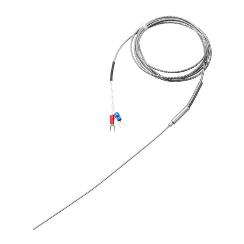 MECCANIXITY K Type Thermocouple Temperature Sensor Probe 1.5x200mm 6.6ft Wire 0 to 1000°C(32 to 1832°F) Stainless Steel...