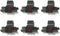 COMPUMATIC (6 Pack) Ink Replacement for Sharp Casio Catiga EL-1801V EL-1750V HR-170RC HR-200RC HR-300RC CP30A CP90A and Other Calculators, IR40T B...