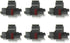 COMPUMATIC (6 Pack) Ink Replacement for Sharp Casio Catiga EL-1801V EL-1750V HR-170RC HR-200RC HR-300RC CP30A CP90A and Other Calculators, IR40T B...