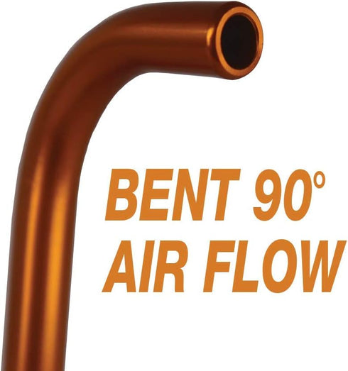 Air Bender Blow Gun, Bent 90 Degree Air Blow Gun, Anodized Aluminum with 1/4" NPT Air Compressor Accessory - Innovative Products of America #8056,...