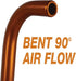 Air Bender Blow Gun, Bent 90 Degree Air Blow Gun, Anodized Aluminum with 1/4" NPT Air Compressor Accessory - Innovative Products of America #8056,...