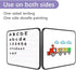 Dry Erase White Board Double-Sided Whiteboard with Lines and Blank Surface for Kids Answer Paddle 9" x 12" 1Pcs...