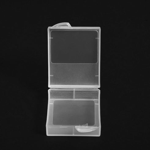 Taidda Battery Holder Case, Battery Holder Case Sturdy Pliable 10Pcs Clear Plastic Dampproof Battery Holder Storage Box Case Container for Digital...