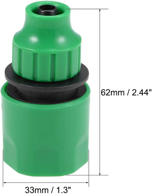 uxcell Quick Connector Hose Pipe Adapter Fitting 8mm Inner Diameter Hose Tubing for Garden Irrigation System 3pcs...
