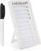 Dry Erase Chore Chart, Standable Whiteboard Checklist Board, Chore Chart for Kids Routine Chart with a Pen (Standable)...