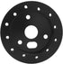 KIMISS Steering Wheel Pad, Universal Steering Wheel to Grant 3 Hole 0.5in Hub Spacer Pad for 6 Hole Adapter(Black)...