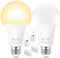 AmeriTop Rechargeable Emergency LED Light Bulb - 2 Pack A19 Battery LED Bulbs for Power Outage Camping Outdoor Activity Hurricane 850 Lm 9W 60W Eq...