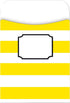 BARKER CREEK Peel & Stick Library Pockets, Wide Stripes, 3 Designs, Great for Holding Library, Index, and Flash Cards, Hall Passes, Recipes, and M...