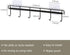 2 Pack Adhesive Wall Hooks Rack Kitchen Rail, Space Saving Heavy Duty Wall Hooks Hanger with 6 Hooks for Kitchen Bathroom Bedroom Closet, Kitchen ...