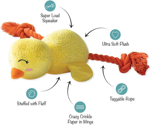 Fringe Studio Plush Dog Toy, Sweet Little Chick, Pet Shop Collection (314137)...