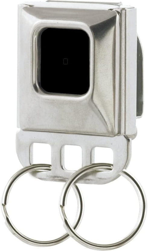 Buckle-Down Keychain, Seatbelt Buckle Keyholder, Black...