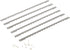 6 Pcs Bread Bow Knife Stainless Steel Replacement Blades, Serrated Bread Blade with Screws Easy to Cutting, Wooden Bread Knife for Cake Homemade B...