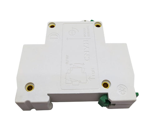 Miniature Circuit Breaker DZ47-63 C1 DIN Rail Mount Circuit Breaker Low-Voltage 1A 110/230/400V 1 Pole, White...