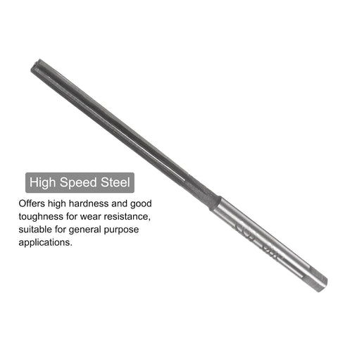 uxcell Hand Reamers, 3mm H8 Metric Reamer Drill Bit for Metal Wood Hole Reaming, Straight Flute High Speed Steel (HSS) Tool...