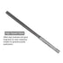 uxcell Hand Reamers, 3mm H8 Metric Reamer Drill Bit for Metal Wood Hole Reaming, Straight Flute High Speed Steel (HSS) Tool...