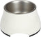 Dogit Elevated Dog Bowl, Stainless Steel Dog Food and Water Bowl for Small Dogs, White, 73745...