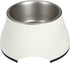 Dogit Elevated Dog Bowl, Stainless Steel Dog Food and Water Bowl for Small Dogs, White, 73745...