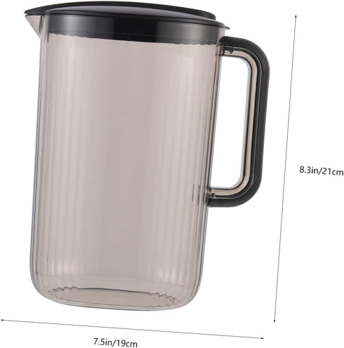 Unomor Cold Water Bottle Drinking Water Jug Water Container Iced Tea Pitcher Cool Water Bottle Tea Pitcher for Fridge Iced Tea Jug Refrigerators W...