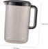 Unomor Cold Water Bottle Drinking Water Jug Water Container Iced Tea Pitcher Cool Water Bottle Tea Pitcher for Fridge Iced Tea Jug Refrigerators W...