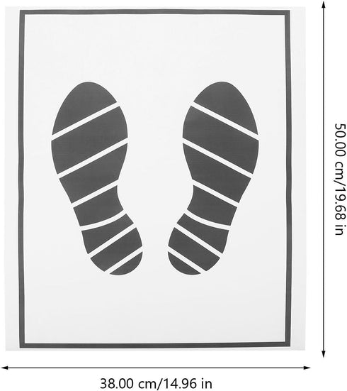 25pcs Disposable Car Floor Mats, Paper Floor Mats for Cars Printing Papers Car Mats Protector for Home...