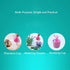Rinse Shampoo Rinser Baby Rinse Cup Baby Bath Rinser Wash Hair Cup by Protecting Infant Eyes (Bear-Pink)...