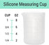 Gartful 250ml & 100ml Silicone Measuring Cups, Silicone Mixing Cups for Epoxy, Resin Arts, Glue, Jewelry Casting Molds, Acrylic Paint Pouring, Cup...