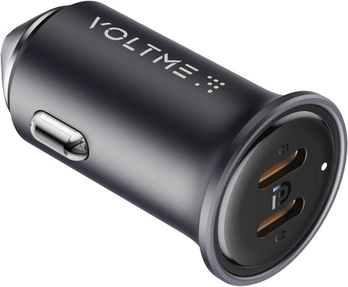 VOLTME Car Charger, 30W USB C Car Charger, PD 3.0 Car Charger Adapter Fast Charging for iPhone14/13/12/11 Pro Max Mini X Samsung Galaxy S23/22/21 ...