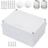 Junction Box, Zulkit Project Box with Reserved Holes IP65 Waterproof Dustproof Electrical Box ABS Plastic Project Enclosure White 5.9 x 4.3 x 2.8 ...