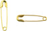 Mini Safety Pin 500PCS Gold 19mm Tiny Metal Fastening Safety Clips for Jewellery Costume Tag (Gold-500pcs)...