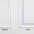 Flexible Molding & Wall Trim | Peel and Stick Design | Ceiling, Floor, Mirror, Corner, Wardrobe, Cabinet and Auto Trim, 16.4 ft x 0.8 inch...