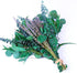 2 Bundles Dried Eucalyptus & Lavender Flowers for Shower, 100 pcs 17'' Natural Real Hanging Silver Dollar Eucalyptus Leaves Stems,Fresh Shower Pla...