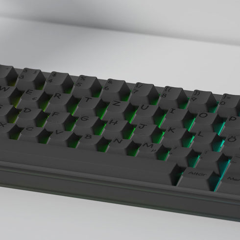 PBT German Gray Keycaps 144 Keys Cherry Profile DYE-Sub Custom Minimalist Keycaps for 60% 65% 70% 75% 100% Cherry Gateron MX Switches Mechanical K...