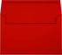 LUXPaper A9 Invitation Envelopes | 5 3/4" x 8 3/4"| Holiday Red | 60lb. Text | 50 Qty...