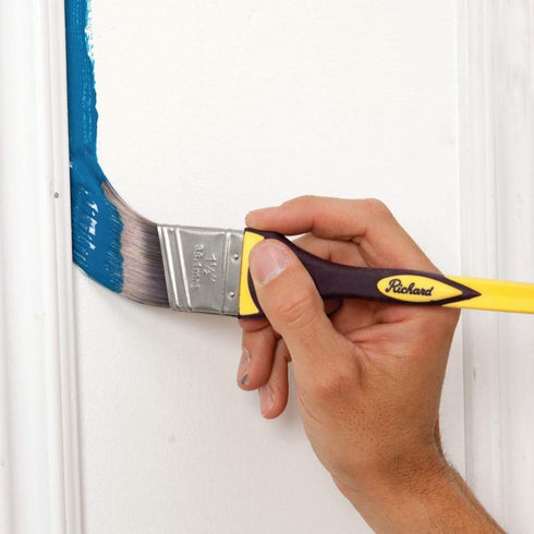 Richard 80842 Angular Paint Brush with SoftGrip Handle, 21/2"...