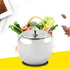 Stainless Steel Apple Sugar Bowl Seasoning Jar Condiment Pot Spice Container Canister Cruet with Lid and Spoon...