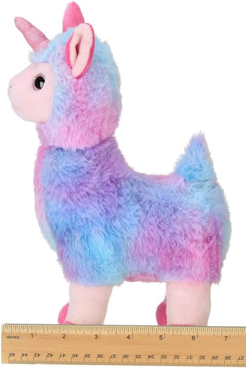 Bearington Luna Llamacorn The Rainbow Llama Plush, 10 Inch Llama Stuffed Animal...
