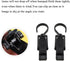 Hahiyo Plastic Swivel Clothespins Hanging Hook Clip Smooth Rotate Strong from Wind Secure to Hold Heavy Laundry Save Space Not Damage Leave Pinch ...