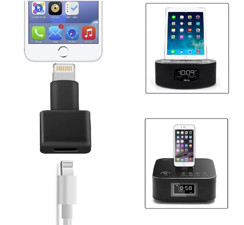 DESOFICON 2Pack Apple MFi Certified Lightning Extender Adapter, Male to Female, 8-pin for iPhone 13 12 11 X XS XR 8 7 6 iPad Transfer Audio Video ...