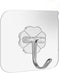 Wall Hooks for Hanging 15lb(Max) Heavy Duty Self Adhesive Hooks Transparent Waterproof Sticky Hooks for Keys Bathroom Shower Outdoor Kitchen Door ...