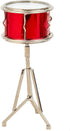 Miniature Snare Drum with Case Mini Percussion Musical Instrument Mini Snare Drum Miniature Dollhouse Model Christmas Ornament and Gift (Snare Dru...